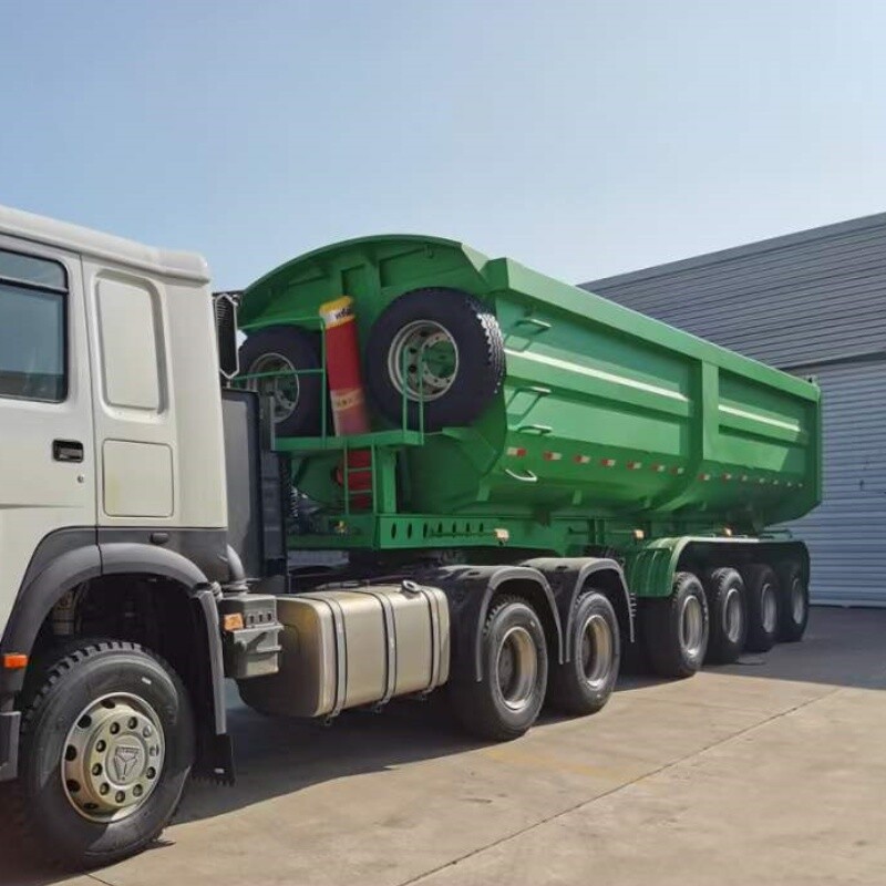 Remolque basculante de 4 ejes con ejes Lift