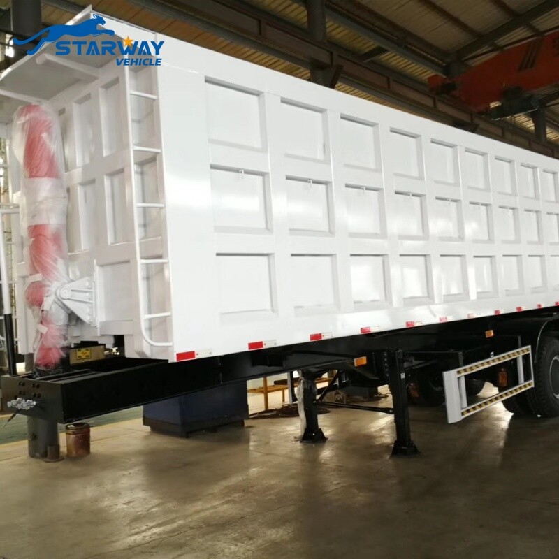 Remolque volquete de 2 ejes y 30 toneladas