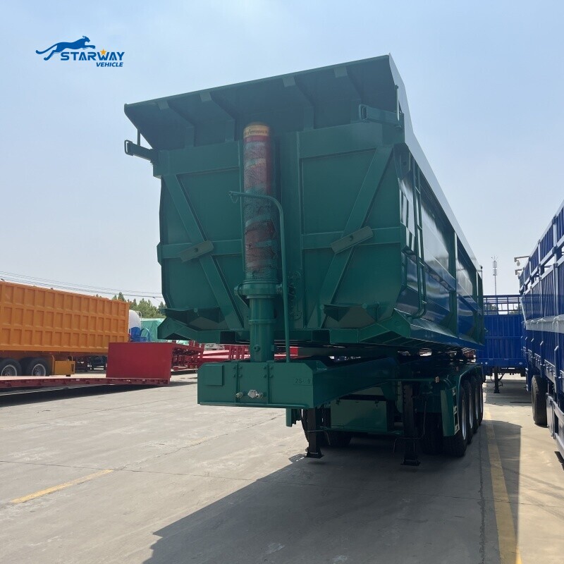 Semirremolque basculante de 4 ejes y 80 toneladas