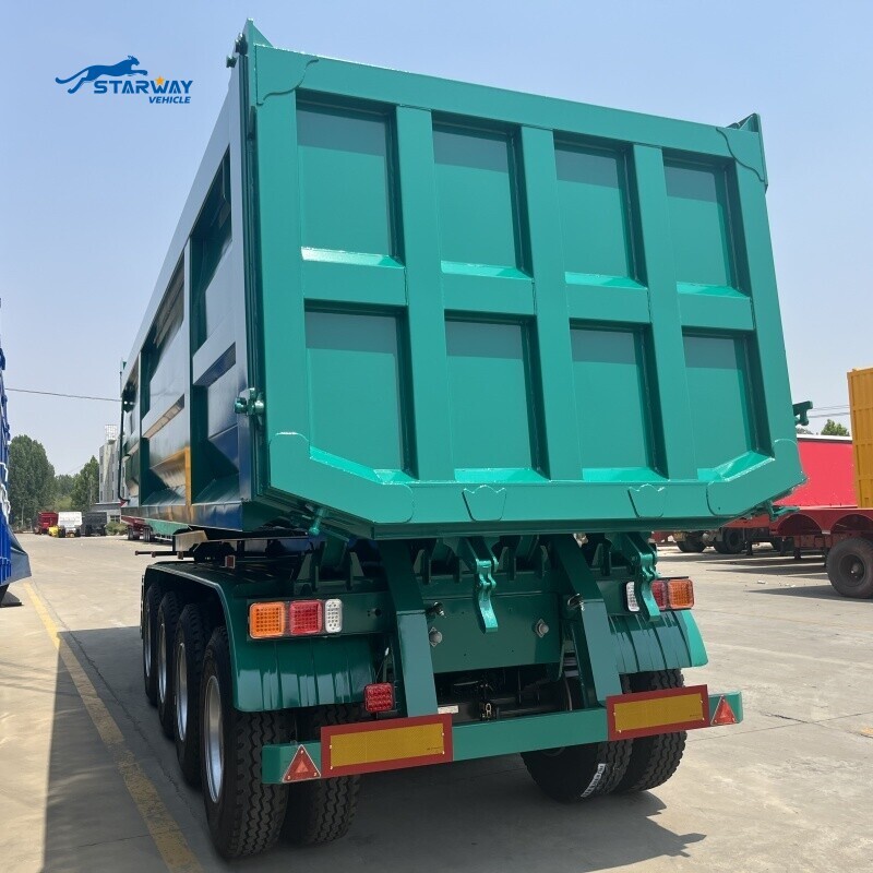 Semirremolque basculante de 4 ejes y 80 toneladas