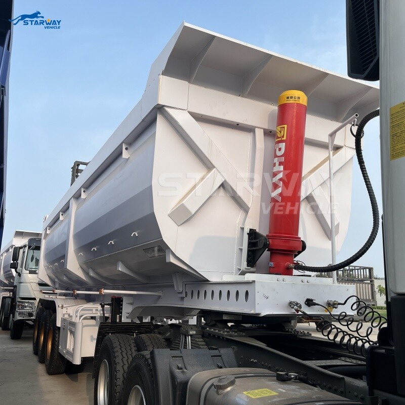 Camión volcador para grava y arena