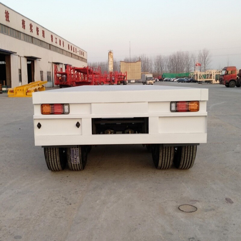 3 Ejes 20ft Flatbed remolque con lanza
