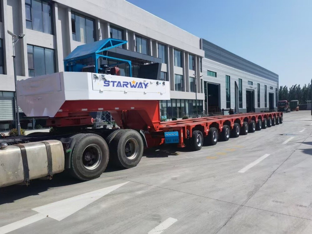 6/12 líneas 12/24 ejes Modular Lowbed Remolque para la venta