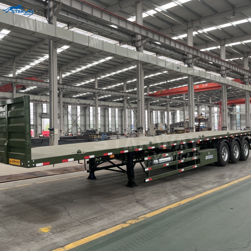 Remyorque semirremolque plataforma pesado de 13.6m
