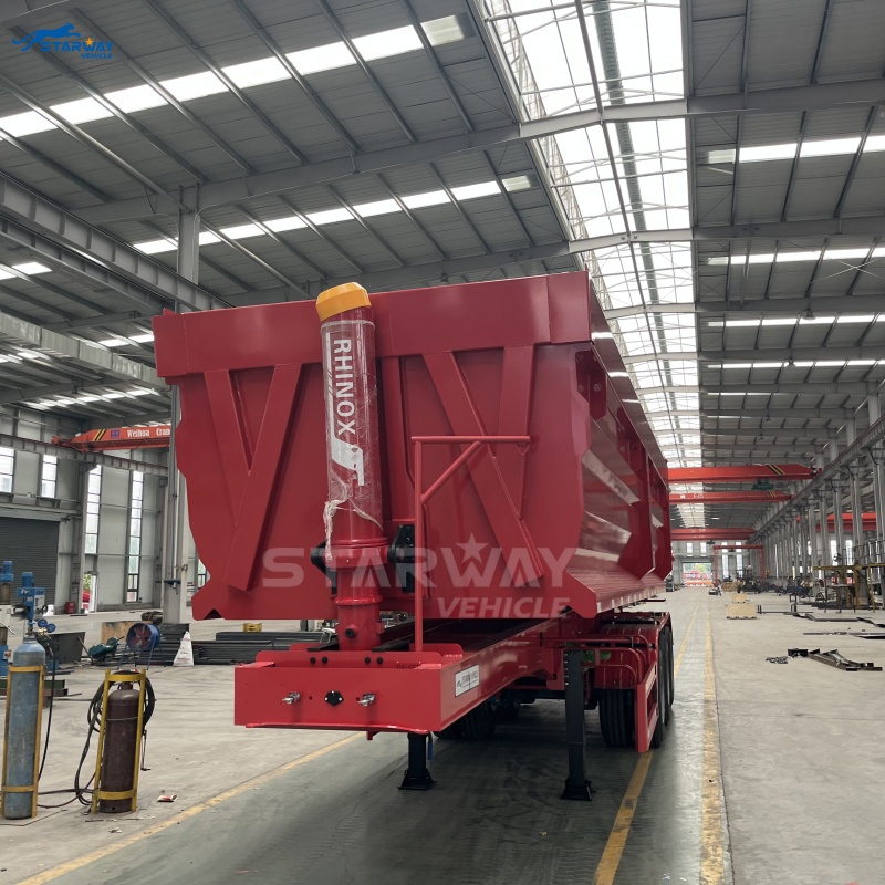 30CBM Remolque volquete en forma de U