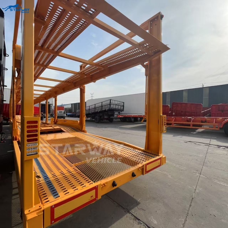 Transportador de coches de 3 ejes para 10 vehículos