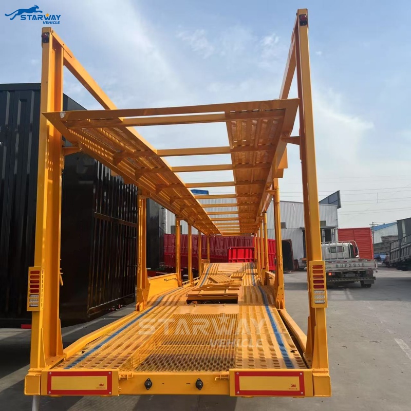 Transportador de coches de 3 ejes para 10 vehículos