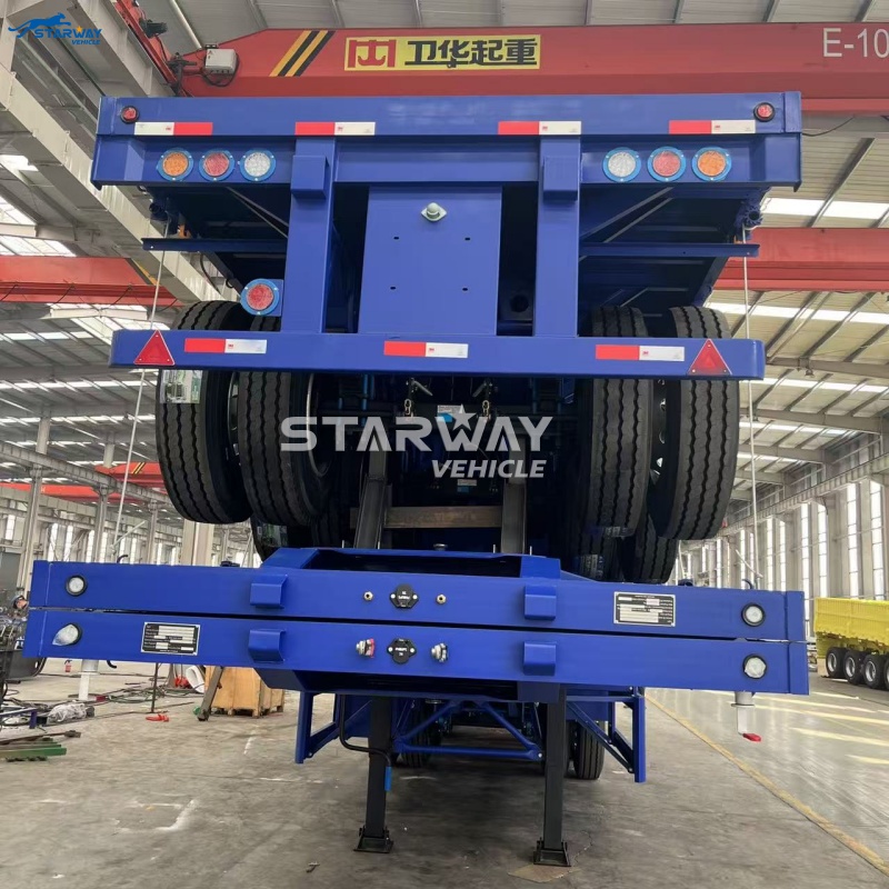 Semi remolque plataforma de 4 ejes 60 toneladas