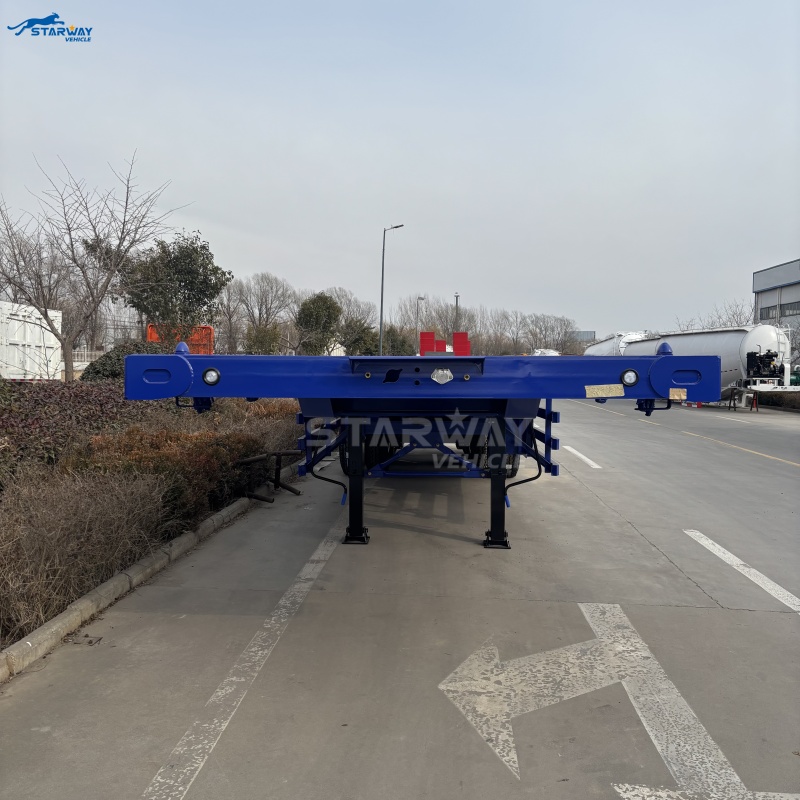 Remolque de plataforma pesada de 3 ejes y 12.5m