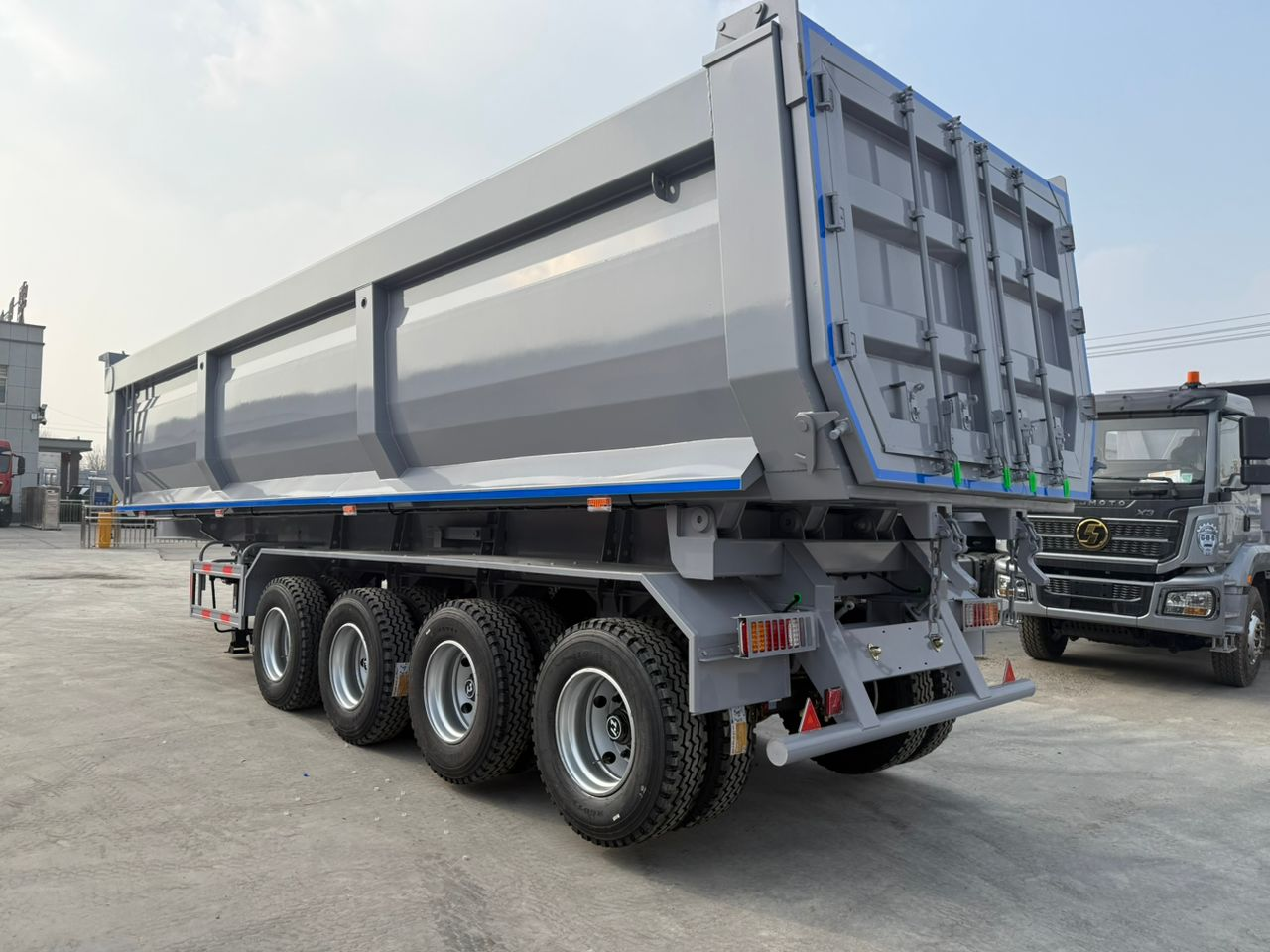 4axle dump trailer 4axle dump trailer