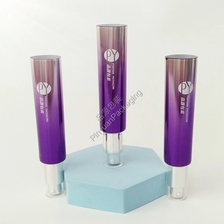 D30 50ml Skincare Lotion High-gloss ABL Cosmetic Tube with Pump Cap