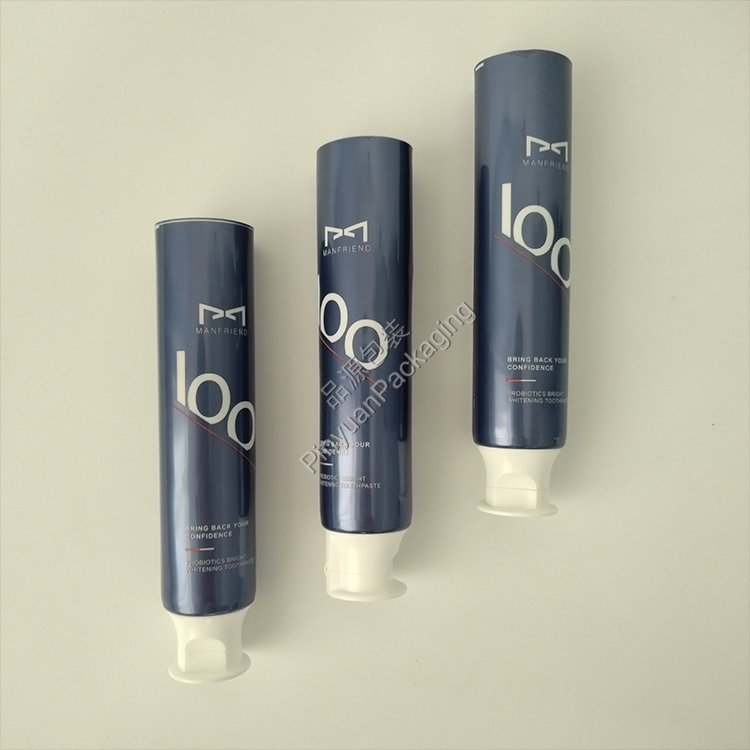 D35 100g Whitening Toothpaste Silver ABL Cosmetic Tube with Doctor Flip-top Cap