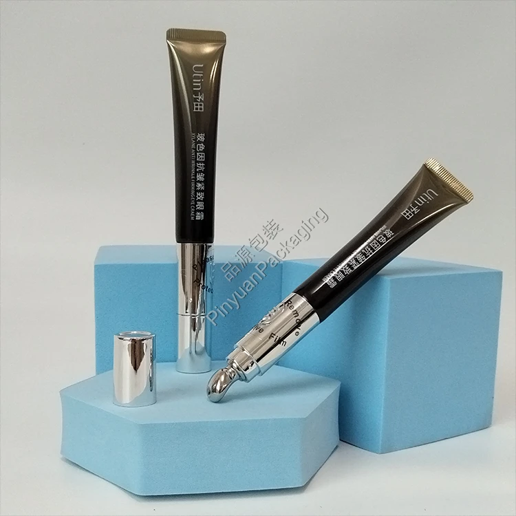 D19 20g Eye Cream High-gloss ABL Cosmetic Tube with Electric Applicator Screw Cap