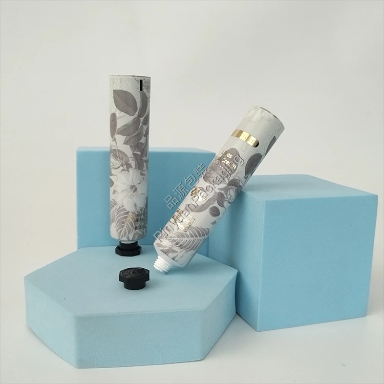 D25 30g Hand Cream ABL Cosmetic Tube with Black Octagonal Screw Cap