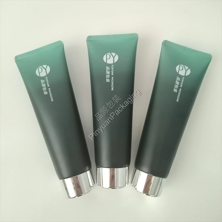 D40 120ml Skincare Cream ABL Cosmetic Tube with Silver-plated Screw Cap