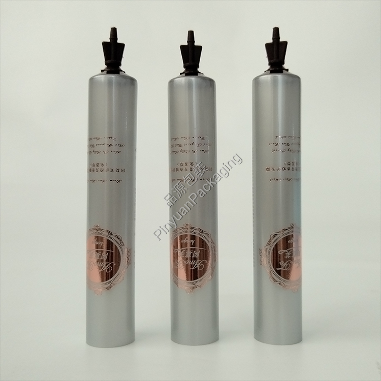 D19 15g Hair Repairing Cream Pearlescent Grey PE Cosmetic Tube with Snap-off Cap D19 15g Hair Repairing Cream Pearlescent Grey PE Cosmetic Tube with Snap-off Cap