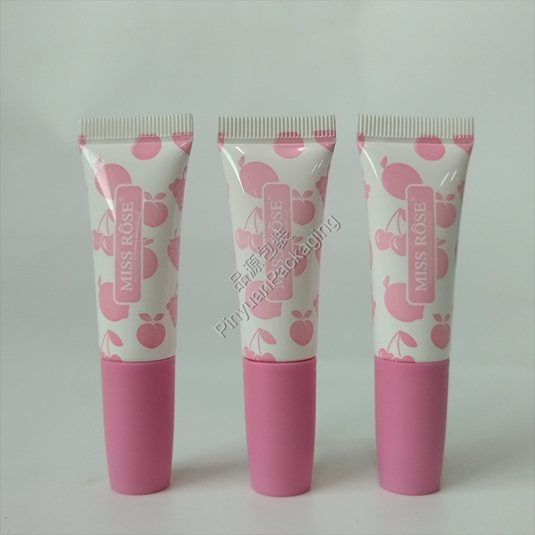 D19 10ml Lip Balm Massage Cream PE Cosmetic Tube with Pink Screw Cap D19 10ml Lip Balm Massage Cream PE Cosmetic Tube with Pink Screw Cap