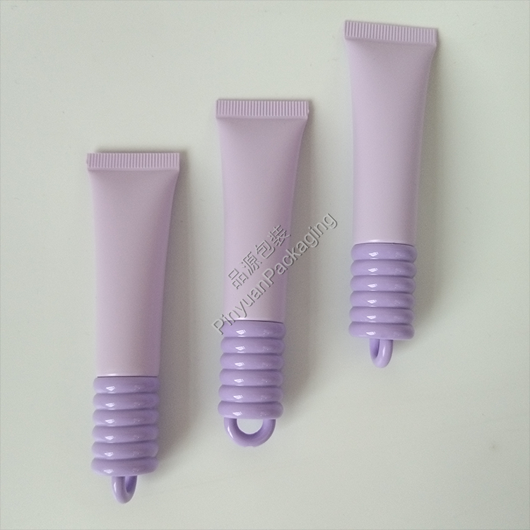 D19 10ml Lip Balm Massage Cream Purple PE Cosmetic Tube with Cute Round Screw Cap D19 10ml Lip Balm Massage Cream Purple PE Cosmetic Tube with Cute Round Screw Cap