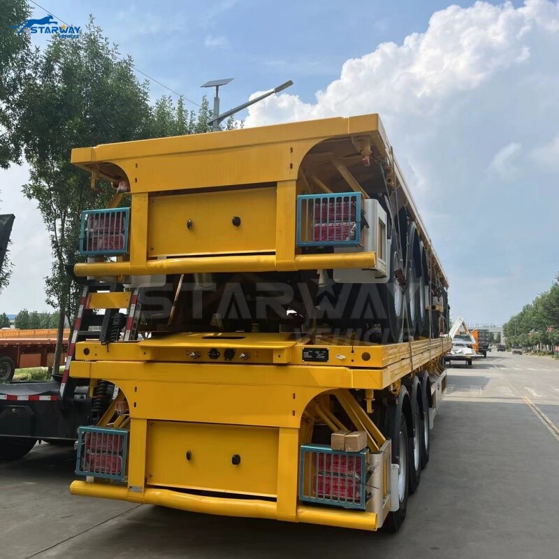 12,5-метровый 60-тонный бортовой прицеп для продажи