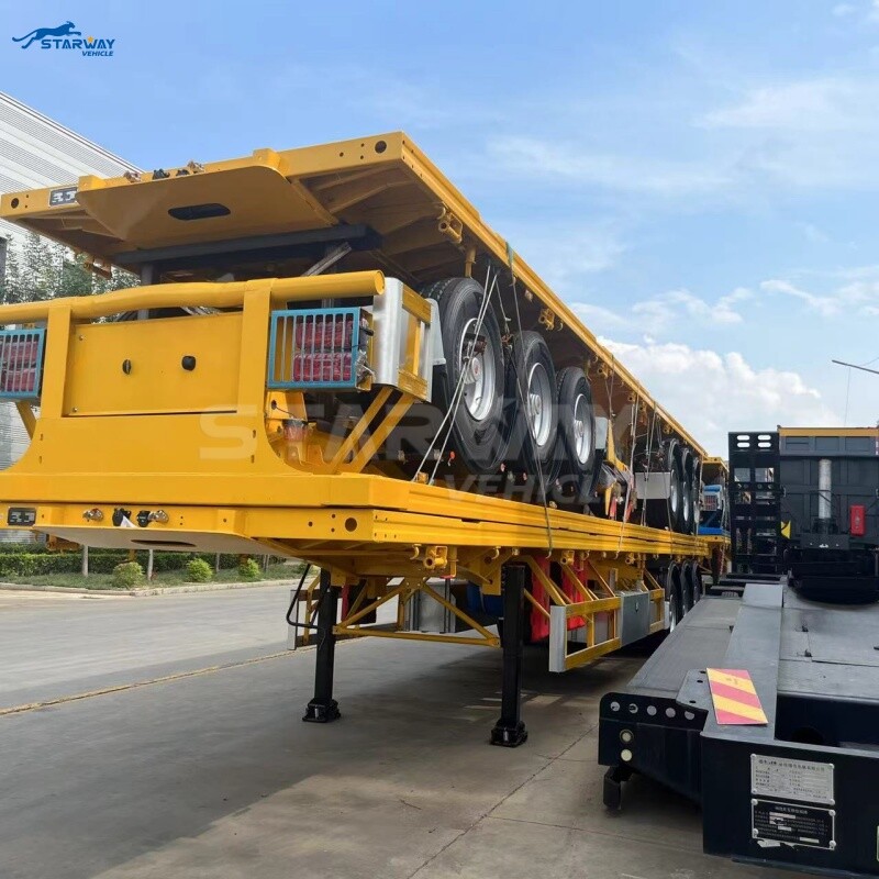 12,5-метровый 60-тонный бортовой прицеп для продажи