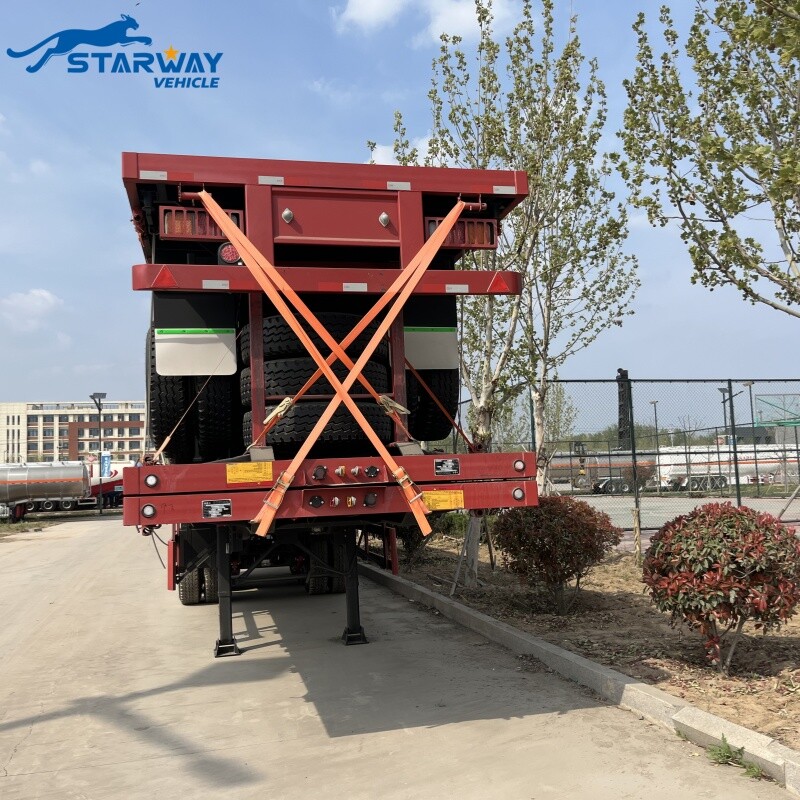 Новый 40-футовый полуприцеп с плоской палубой Продаю