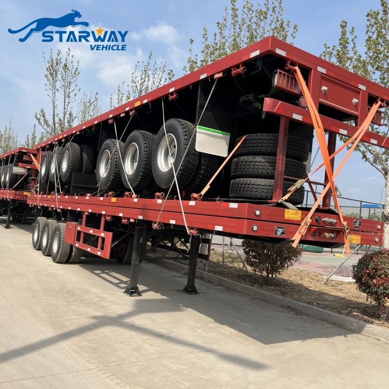 Новый 40-футовый полуприцеп с плоской палубой Продаю