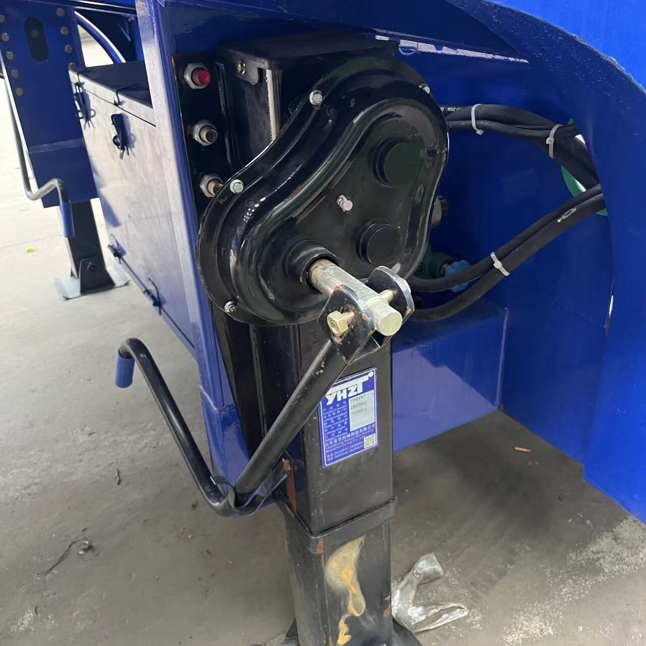 2 оси 8 полуприцеп для перевозки автомобилей