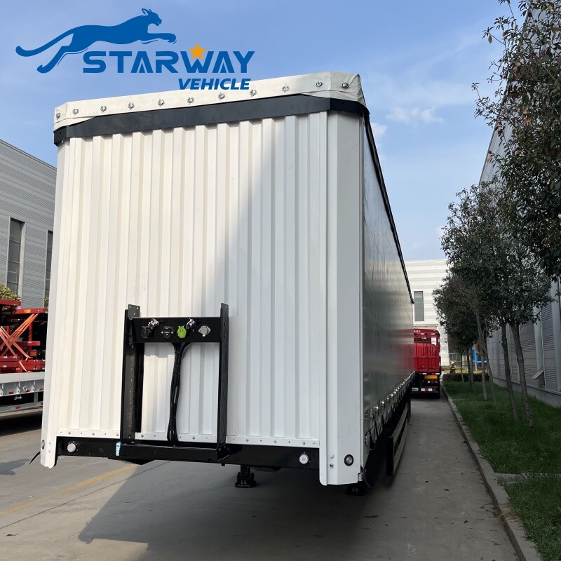 3 оси 45ft Tautliner Side Curtains Trailer