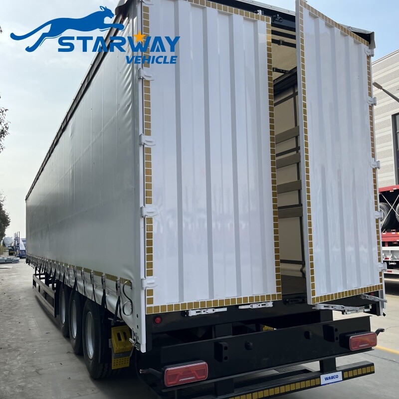 3 оси 45ft Tautliner Side Curtains Trailer