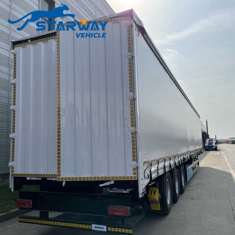 3 оси 45ft Tautliner Side Curtains Trailer