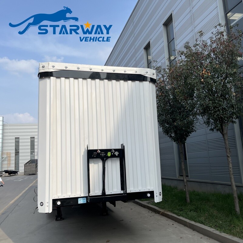 3 оси 45ft Tautliner Side Curtains Trailer