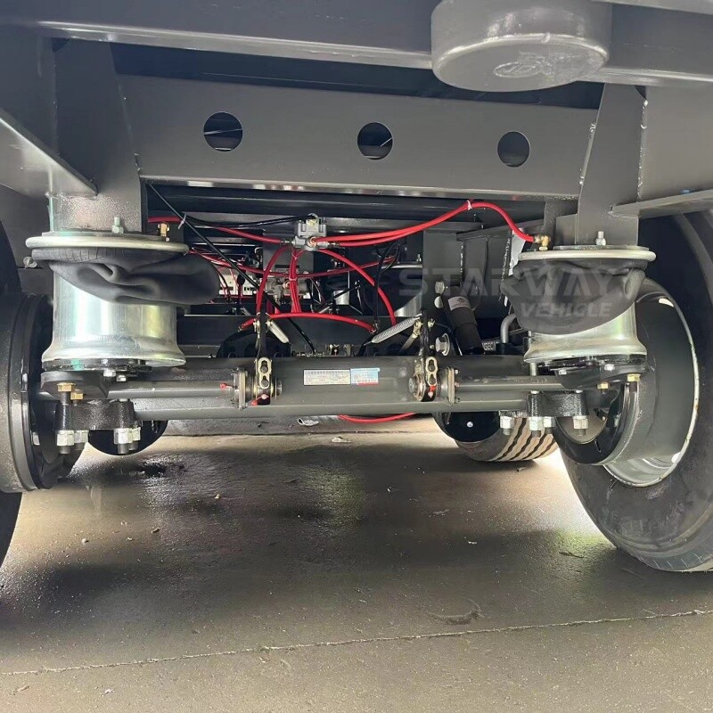 4 оси 80-тонный полуприцеп с боковыми стенками