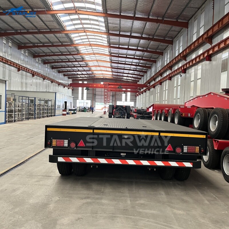 Полуприцеп со съемной гусеничной тележкой 80T