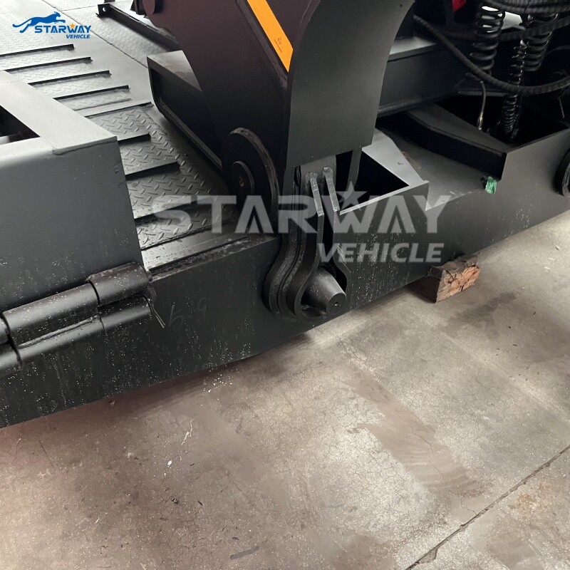 Полуприцеп со съемной гусеничной тележкой 80T