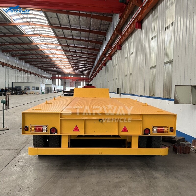 100-тонный низкорамный прицеп со складной горловиной на продажу