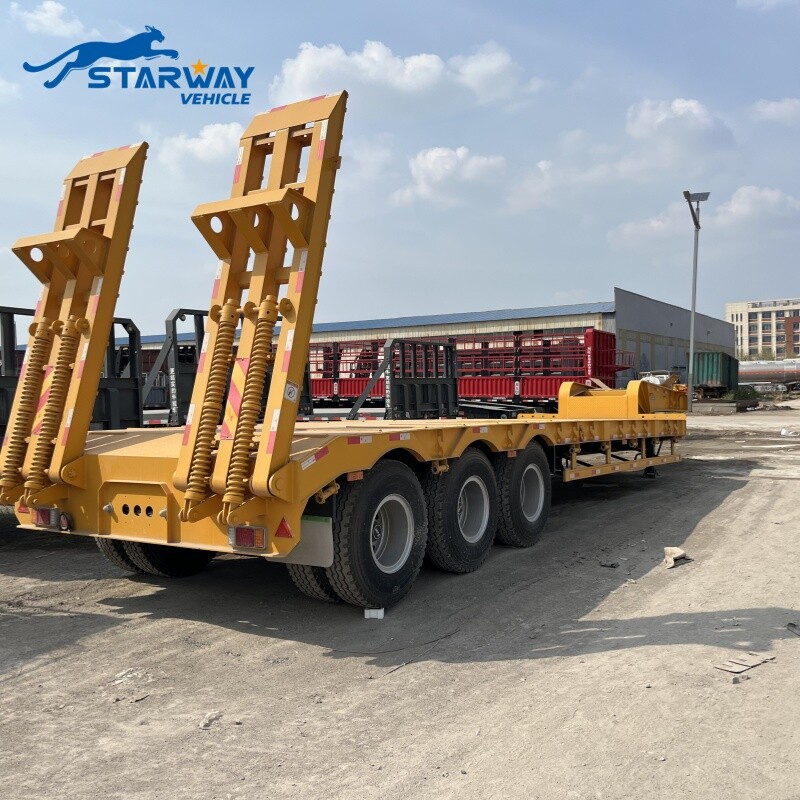 3-осный низкорамный полуприцеп на продажу