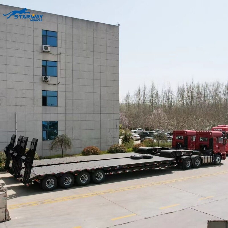 3-осный низкорамный полуприцеп на продажу