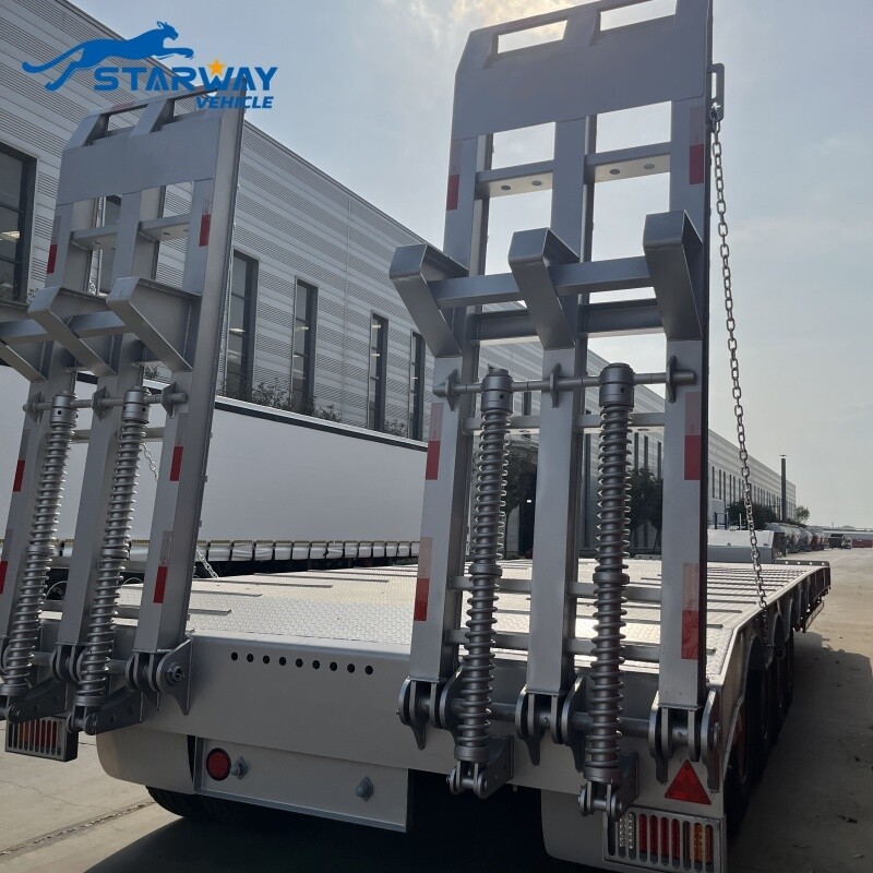 80-тонный низкорамный трал с 5 осями