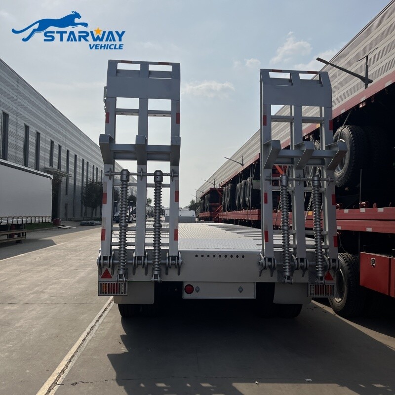 80-тонный низкорамный трал с 5 осями