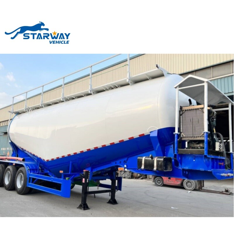 3 Axles 45 cbm Bulk Cement Tank Trailer