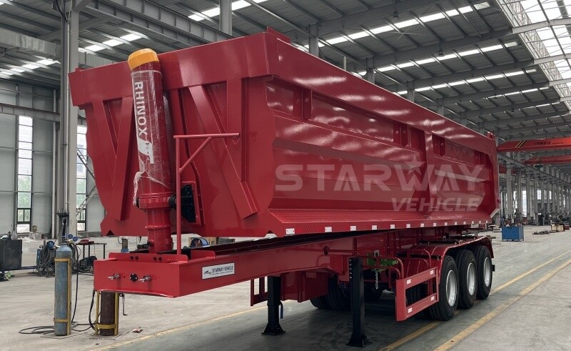 30 cbm U shape tipper trailer