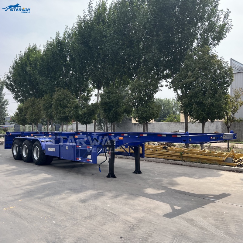 Высококачественный 40-футовый скелетный трейлер