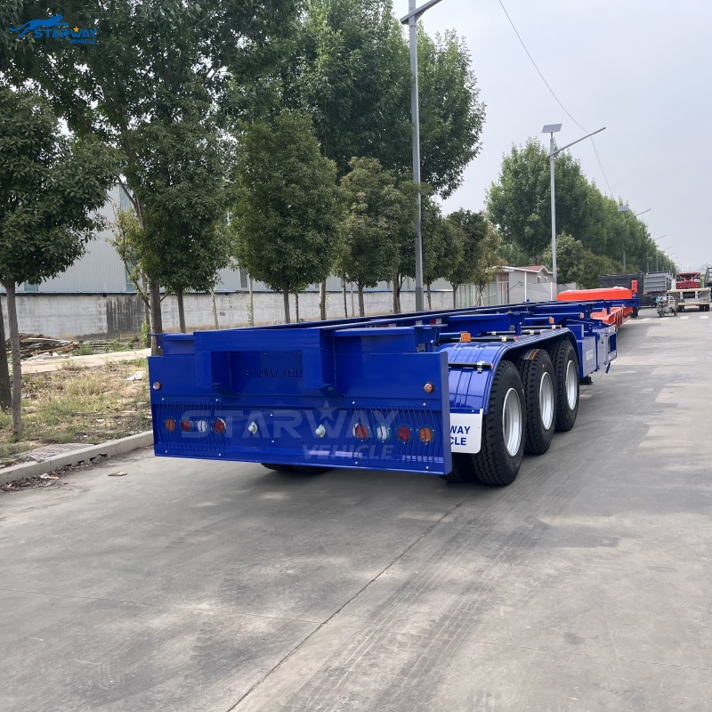 Высококачественный 40-футовый скелетный трейлер