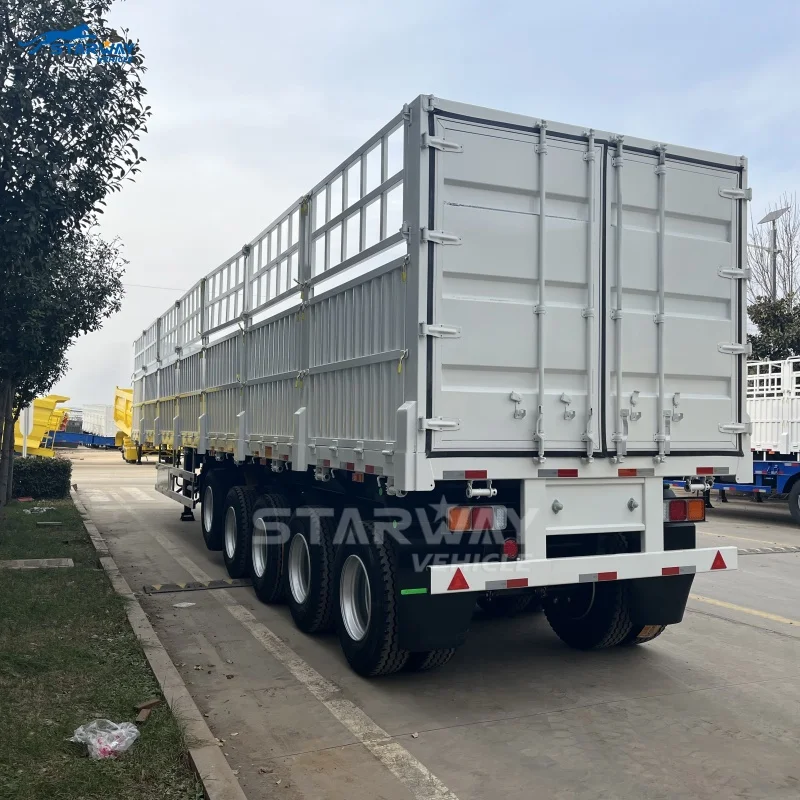 5-осный грузовой полуприцеп с ограждением