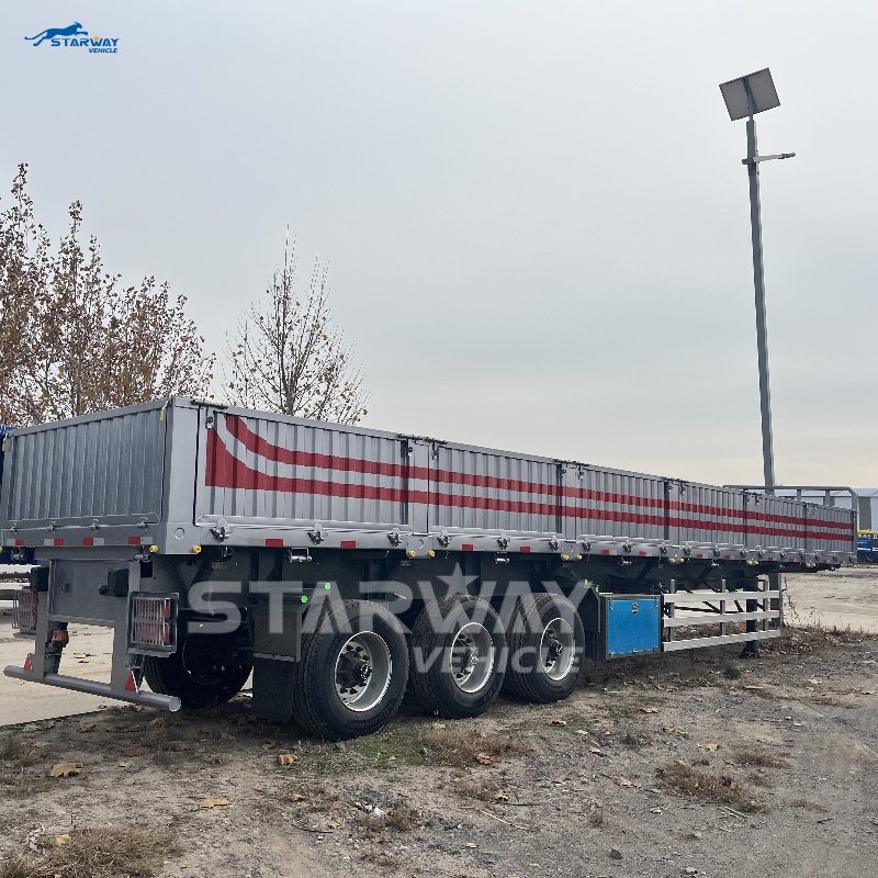 3-осевой полуприцеп с боковыми стенками