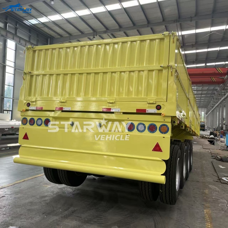 4-осевой полуприцеп с боковыми стенками на продажу