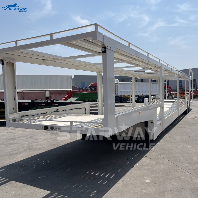 2-осный 20-метровый полуприцеп для перевозки автомобилей