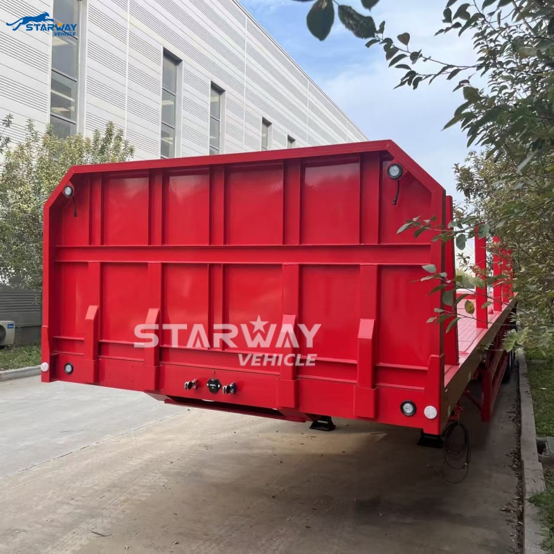 3-осная платформа с бортами