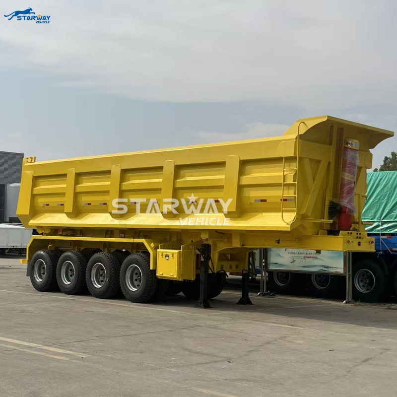 Реальные испытания: раскрыта грузоподъемность 4-осного самосвального полуприцепа