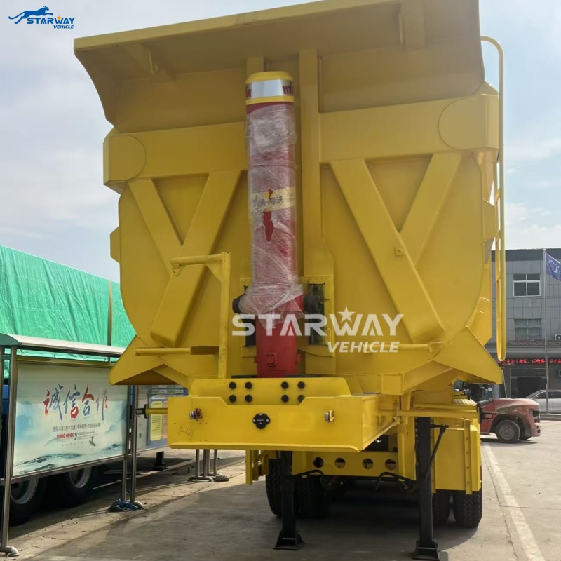 Система питания 4-осного самосвального полуприцепа в сравнении с требованиями работы: 3 реальных случая на строительных площадках